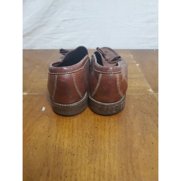 Cole Haan Mens Pinch Kiltie Tassel Dress Loafers Brown Leather Size 9 AA - Picture 4 of 7